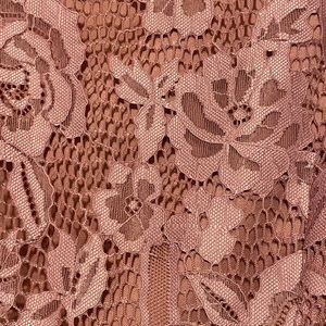 Pink, knee long pink dress. Beautiful lace material new